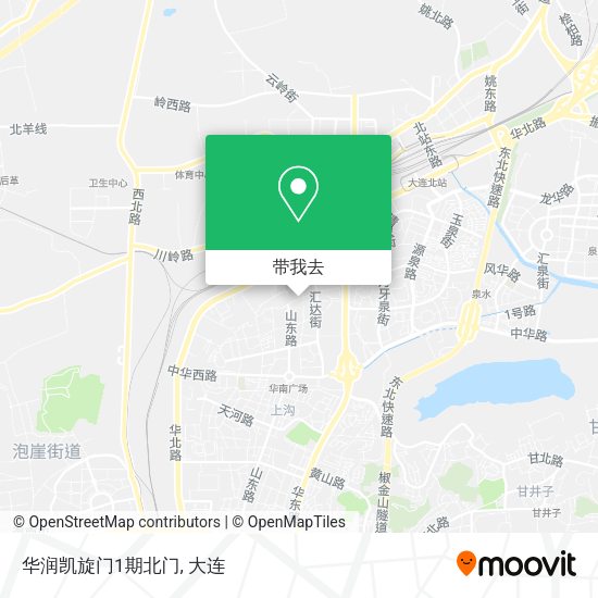 华润凯旋门1期北门地图