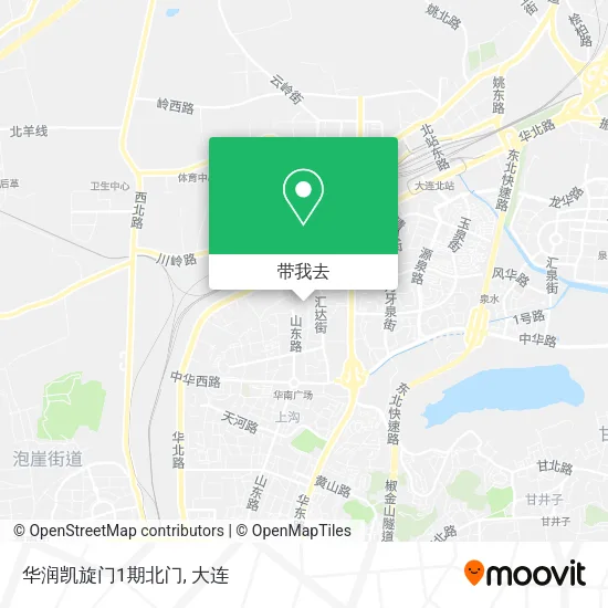 华润凯旋门1期北门地图