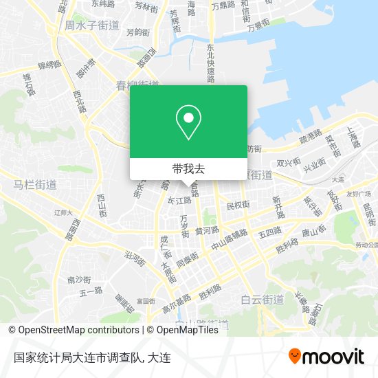 国家统计局大连市调查队地图