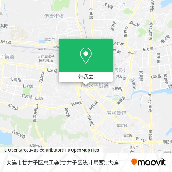 大连市甘井子区总工会(甘井子区统计局西)地图