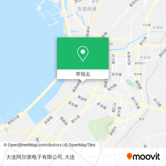 大连阿尔派电子有限公司地图