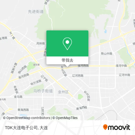 TDK大连电子公司地图