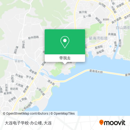 大连电子学校-办公楼地图