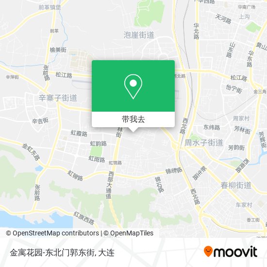 金寓花园-东北门郭东街地图