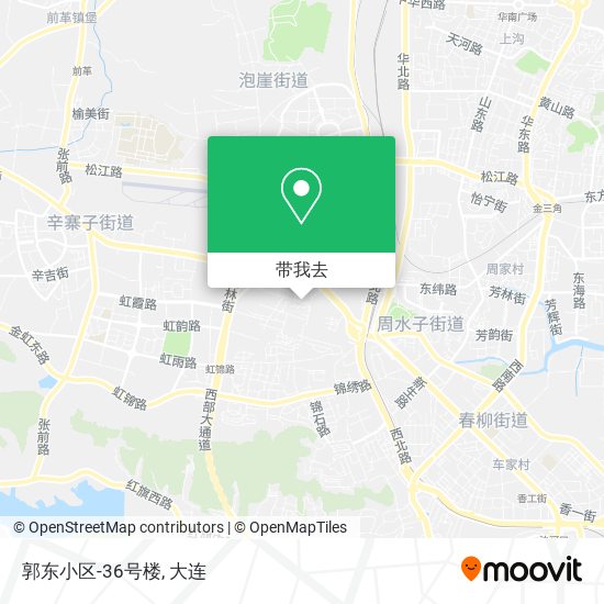 郭东小区-36号楼地图