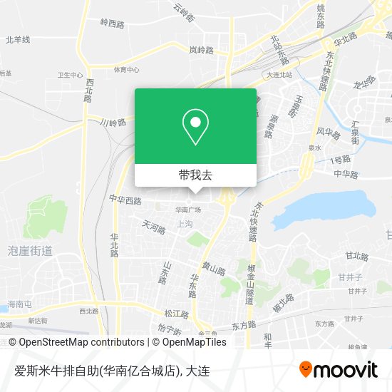 爱斯米牛排自助(华南亿合城店)地图