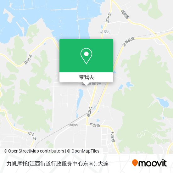 力帆摩托(江西街道行政服务中心东南)地图