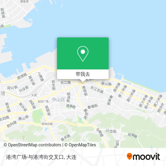 港湾广场-与港湾街交叉口地图