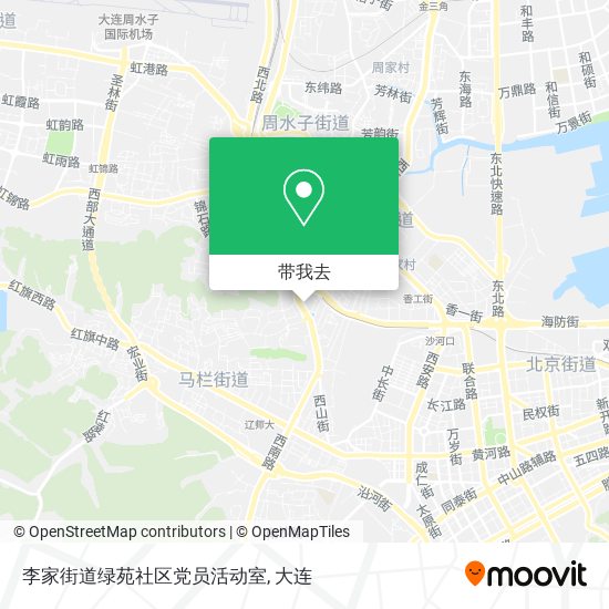 李家街道绿苑社区党员活动室地图