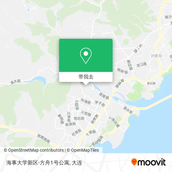海事大学新区-方舟1号公寓地图