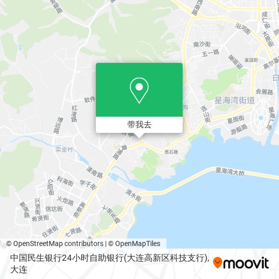 中国民生银行24小时自助银行(大连高新区科技支行)地图