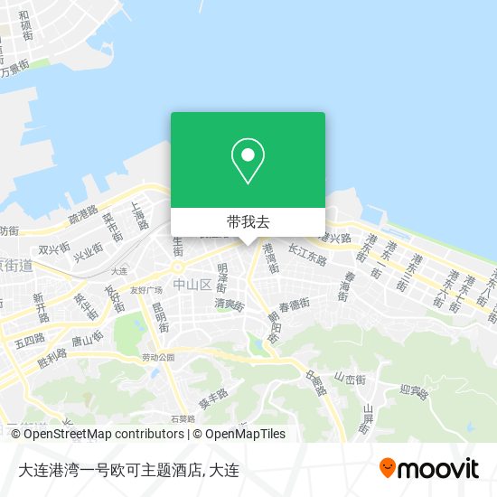 大连港湾一号欧可主题酒店地图