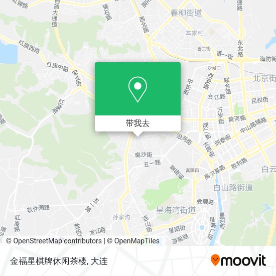 金福星棋牌休闲茶楼地图