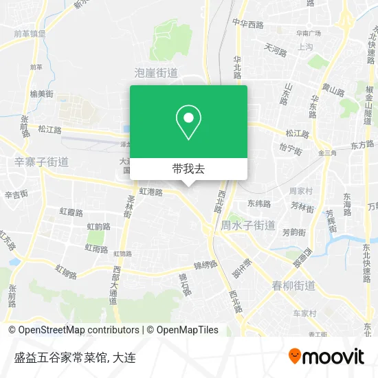 盛益五谷家常菜馆地图