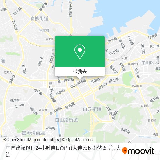 中国建设银行24小时自助银行(大连民政街储蓄所)地图