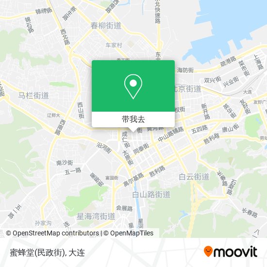 蜜蜂堂(民政街)地图