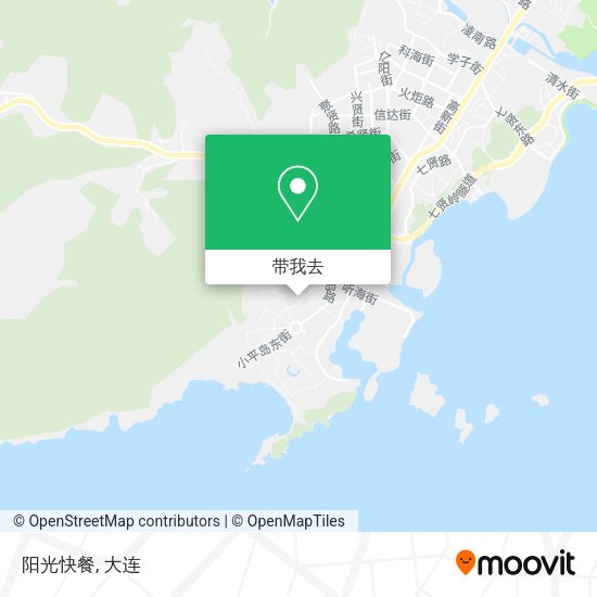 阳光快餐地图