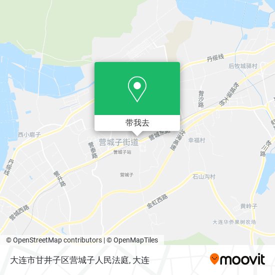 大连市甘井子区营城子人民法庭地图