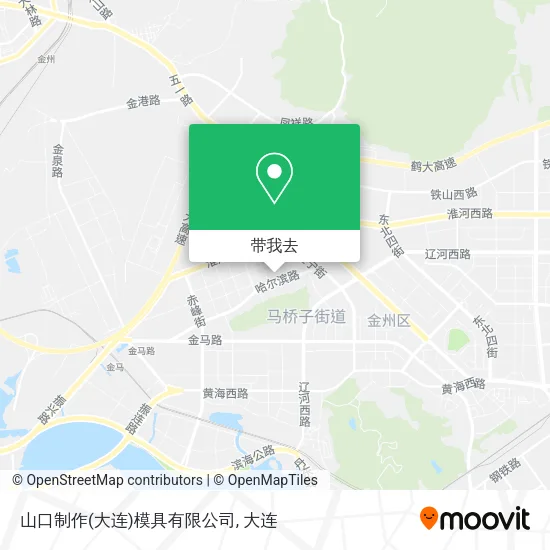 山口制作(大连)模具有限公司地图