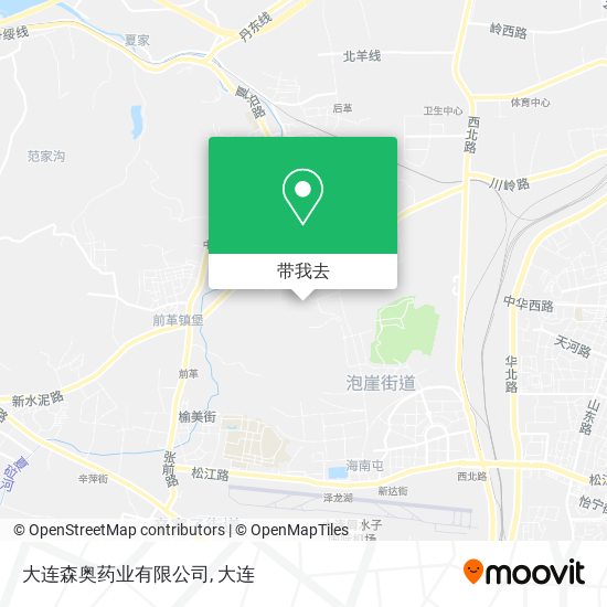 大连森奥药业有限公司地图