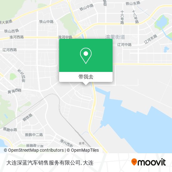 大连深蓝汽车销售服务有限公司地图