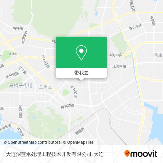 大连深蓝水处理工程技术开发有限公司地图