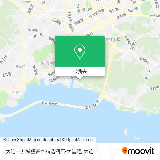 大连一方城堡豪华精选酒店-大堂吧地图