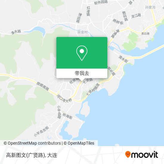 高新图文(广贤路)地图