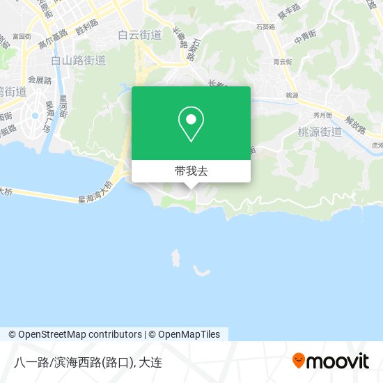 八一路/滨海西路(路口)地图