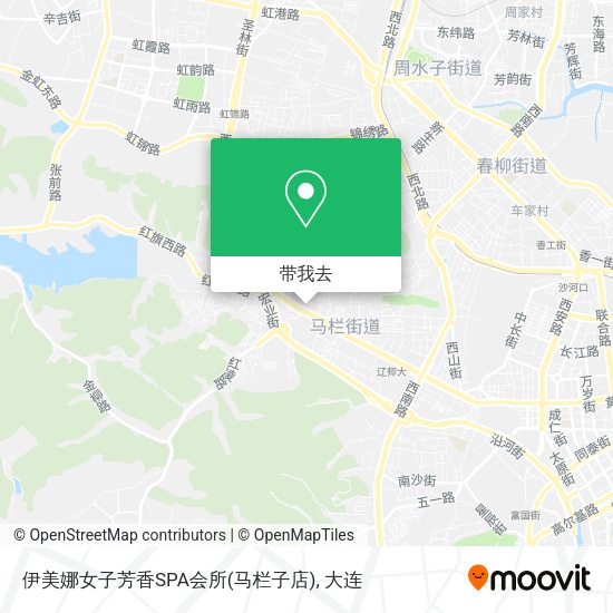 伊美娜女子芳香SPA会所(马栏子店)地图