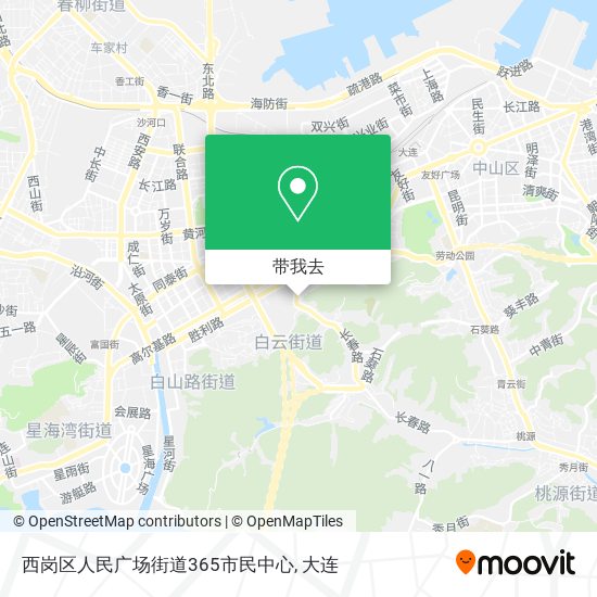 西岗区人民广场街道365市民中心地图
