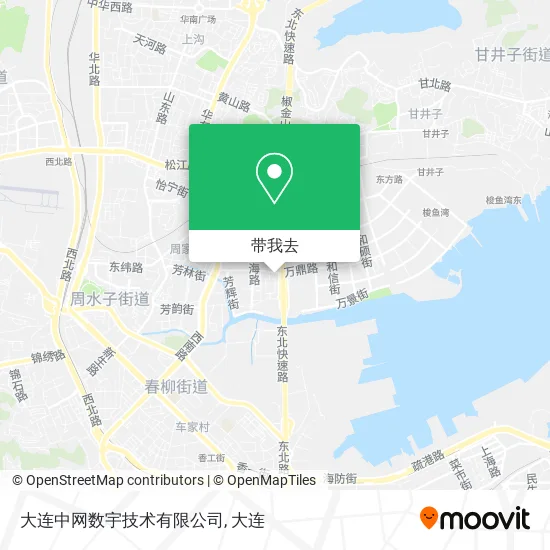 大连中网数宇技术有限公司地图