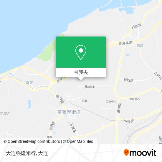 大连强隆米行地图