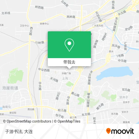 子游书法地图