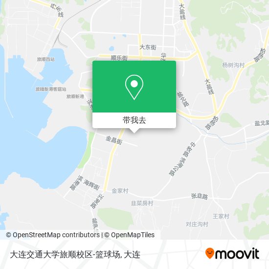 大连交通大学旅顺校区-篮球场地图