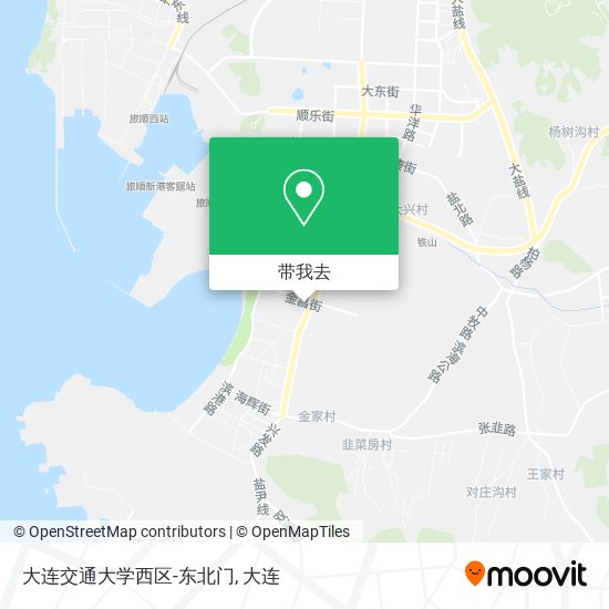 大连交通大学西区-东北门地图