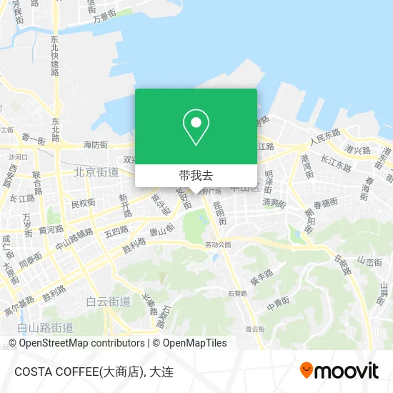 COSTA COFFEE(大商店)地图