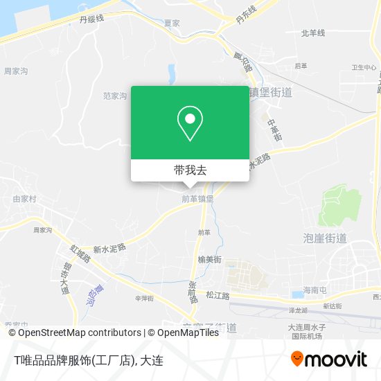 T唯品品牌服饰(工厂店)地图