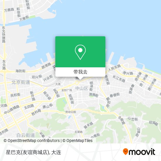 星巴克(友谊商城店)地图