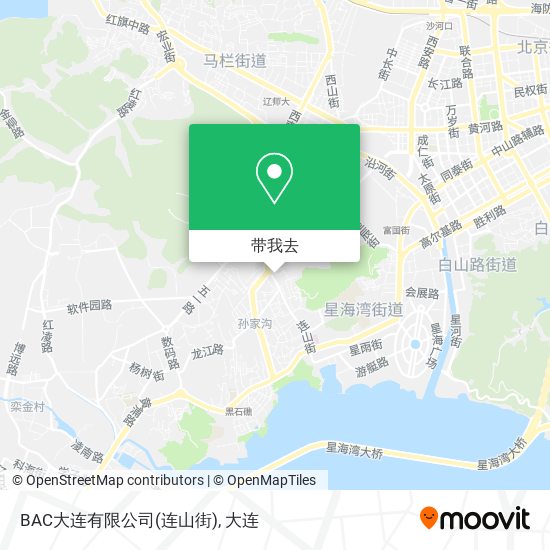BAC大连有限公司(连山街)地图