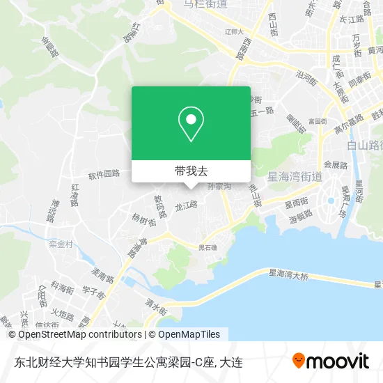 东北财经大学知书园学生公寓梁园-C座地图
