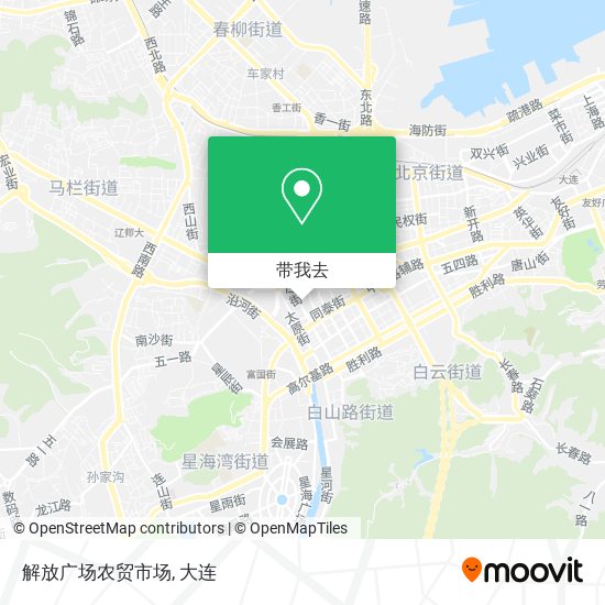 解放广场农贸市场地图