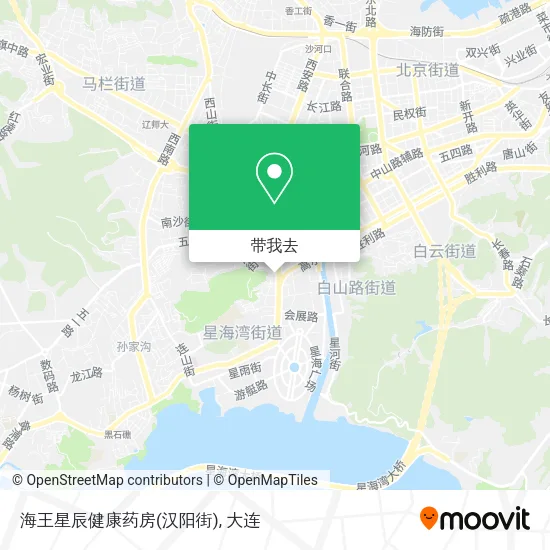 海王星辰健康药房(汉阳街)地图