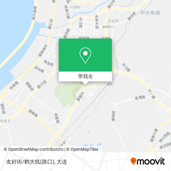 友好街/鹤大线(路口)地图