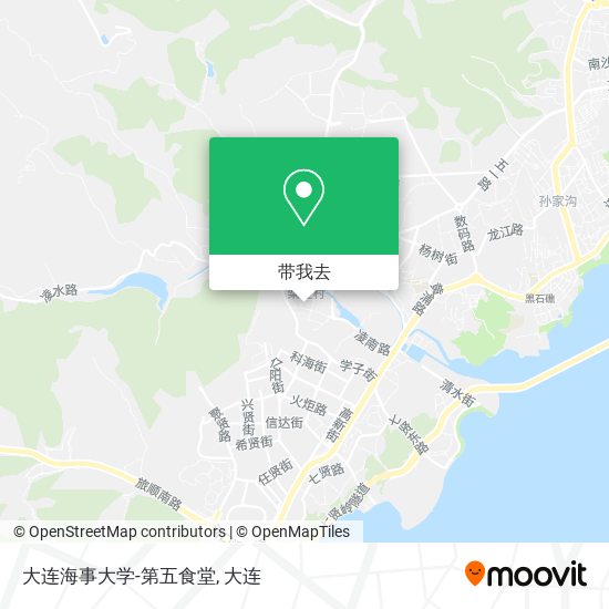 大连海事大学-第五食堂地图