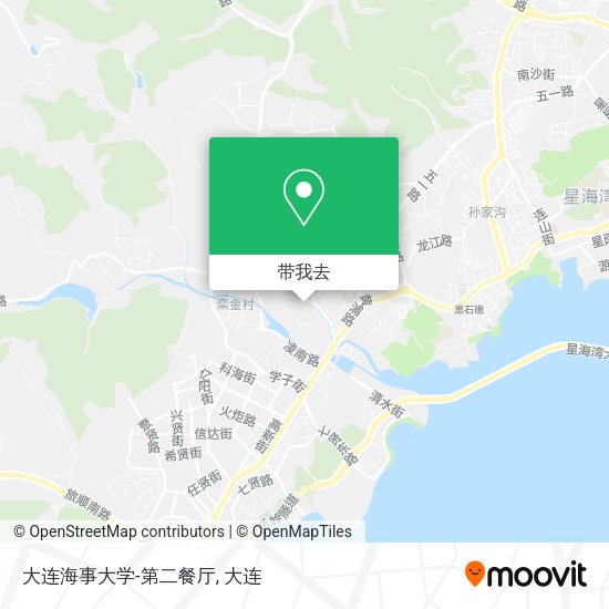 大连海事大学-第二餐厅地图
