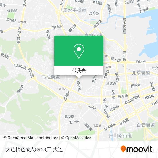 大连桔色成人8968店地图