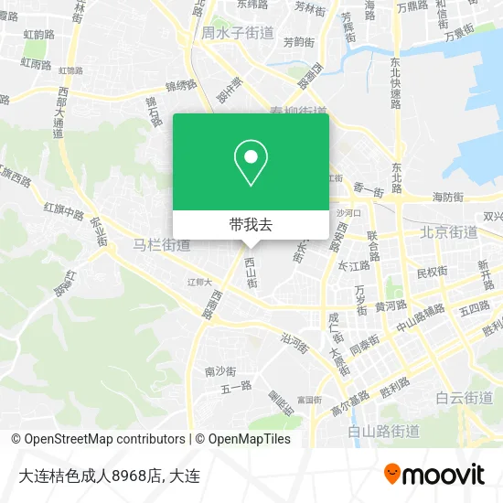 大连桔色成人8968店地图