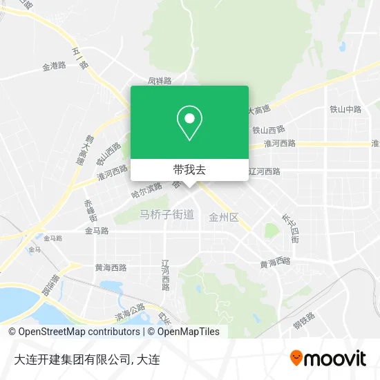 大连开建集团有限公司地图