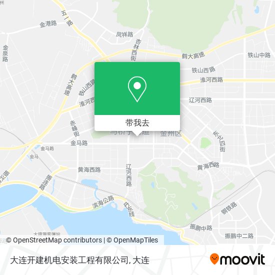 大连开建机电安装工程有限公司地图